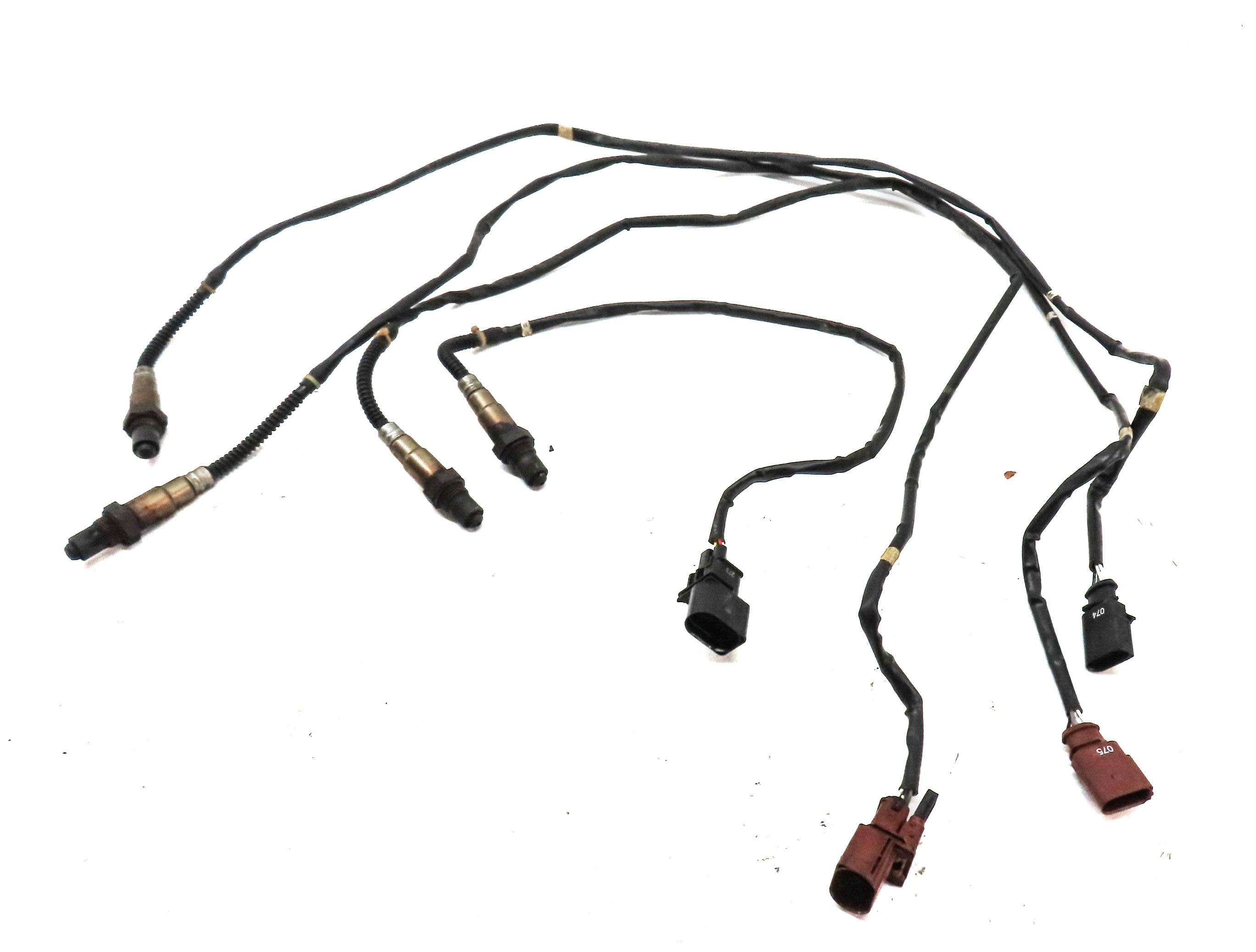 2008 AUDI Q7 (4L) 4.2L (BAR) ENGINE OXYGEN O2 LAMBDA PROBE SENSOR SET/4 — exact item pictured